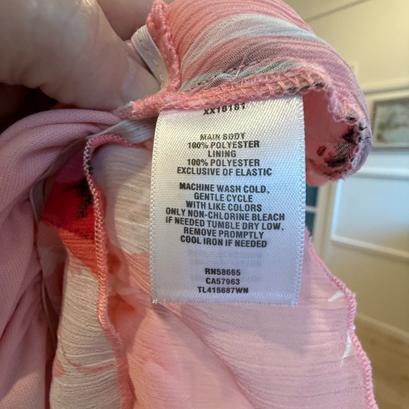 Leith‎ Floral Chiffon Skirt and Ruffle Crop Tank Top - Picture 11 of 11